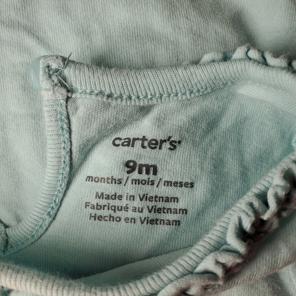 Carter's Baby Girl Size 9m Floral Spring Summer 2pc Outfit - Picture 3 of 16